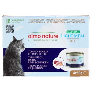 Alimento Umido Gatti Light Tonno, Pollo Prosc. Conf.Da 4 Almo Nature - Foto 1