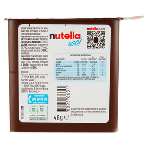 Biscotti Snack Nutella & Go! Con Crema Alle Nocciole Nutella - Foto 3