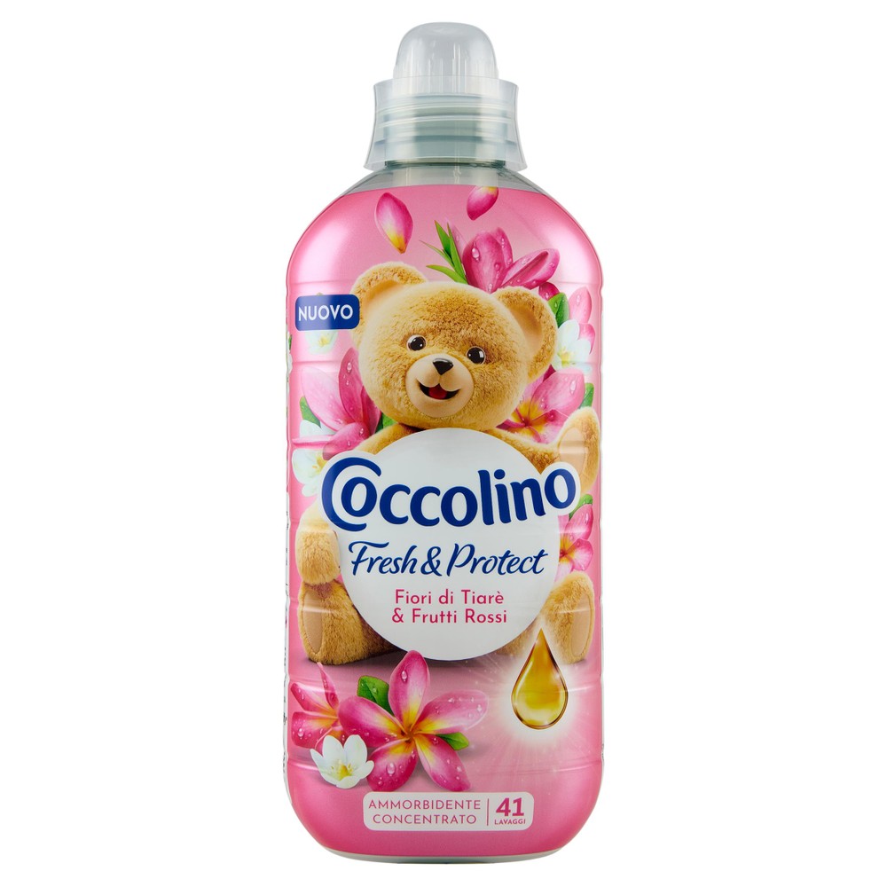 Ammorbidente Concentrato Tiare' E Frutti Rossi Coccolino 41 Lavaggi - Foto 1