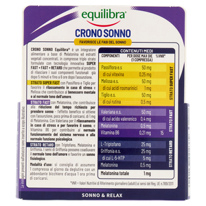 Equilibra Crono Sonno 30 Compresse - Foto 3