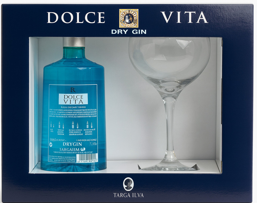 Dry Gin Dolce Vita 40° + 1 Bicchiere Ballon Bagnoli - Foto 3