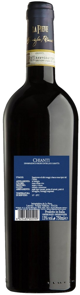 Vino Rosso Chianti Docg La Pieve Famiglia Petracchi - Foto 2