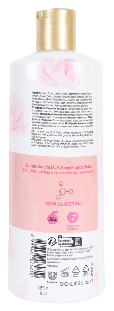 Bagnoschiuma Rosa Effetto Seta Lux - Foto 3