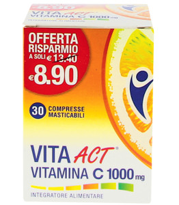 Multivitaminico Vitamina C 1g Vitaactcompresse
