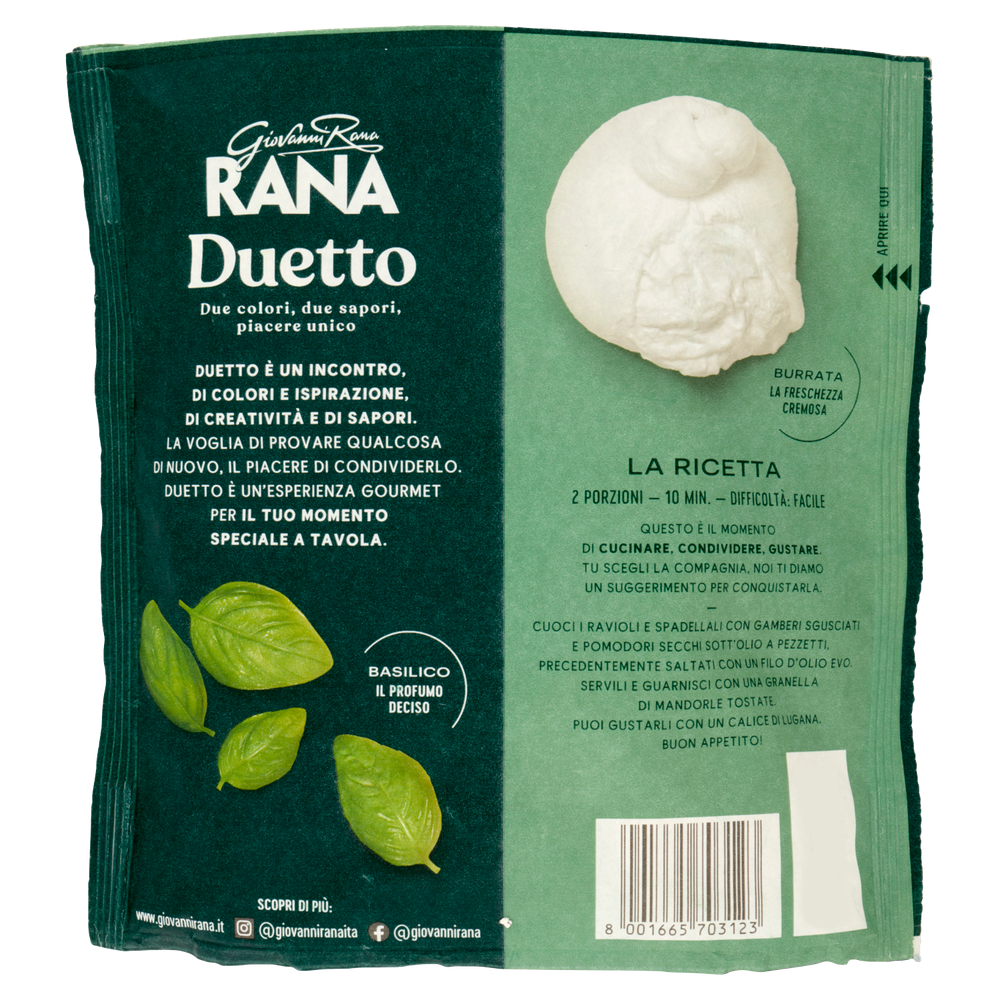 Sfogliavelo Duetto Burrata & Basilico Giovanni Rana - Foto 3