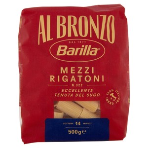 Pasta Mezzi Rigatoni N.322 Al Bronzo Barilla - Foto 1