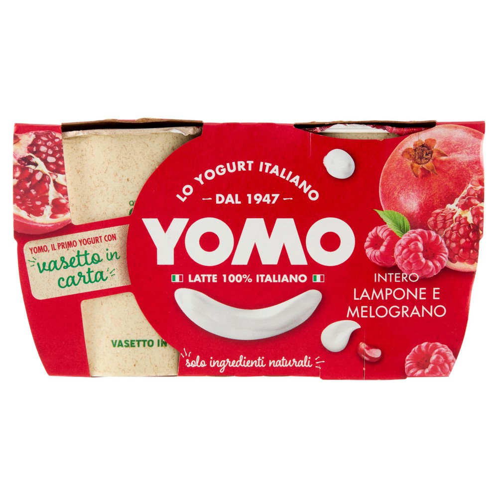2 Yogurt Lampone E Melograno Yomo - Foto 1