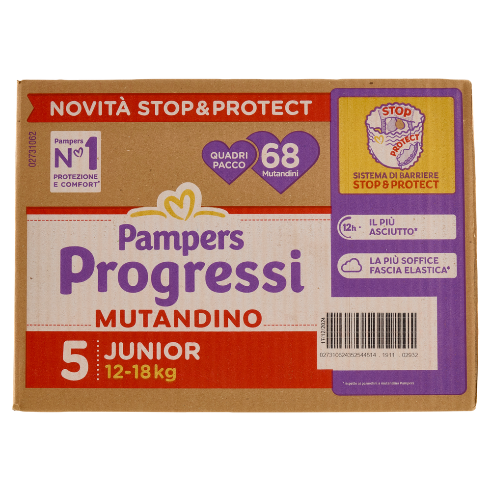 Mutandini Progressi Junior Pampers Conf. Da 68 - Foto 3