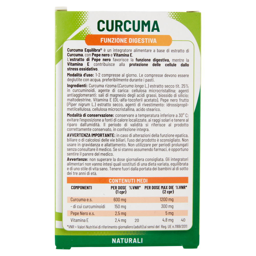 Curcuma Equilibra 20 Compresse - Foto 3