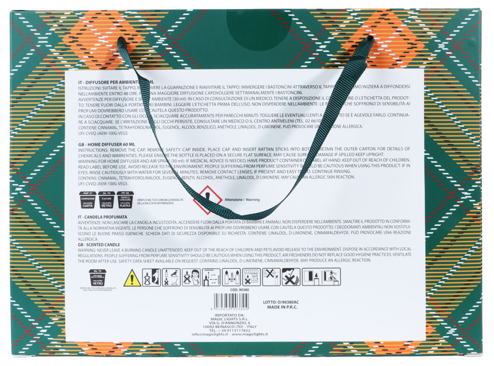 Confezione Regalo Con Candela, Diffusore 60 Ml E Profumatore 30 Ml - Foto 3