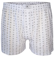 Boxer Uomo 1 Bottone 7 Bianco Stampato Di Chio Boxer Uomo 1 Bottone 7 Bianco Stampato Di Chio