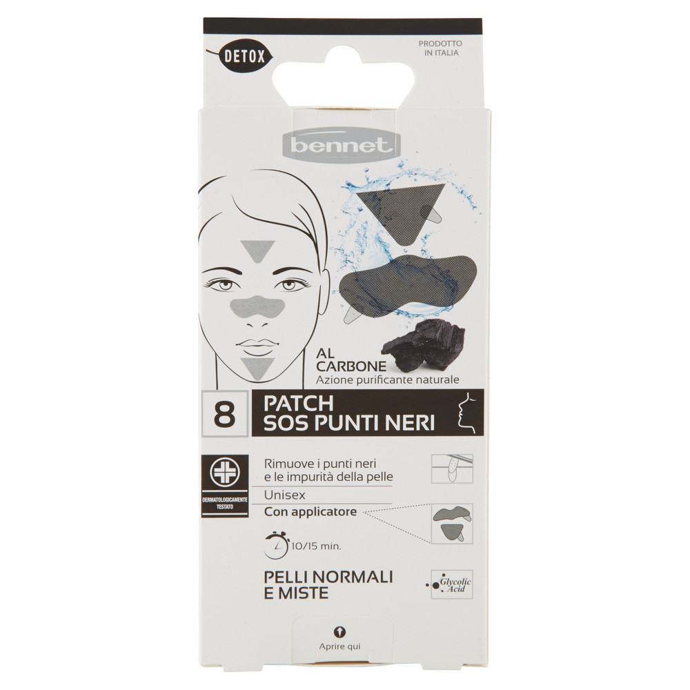 8 Patch Punti Neri Carbone Bennet - Foto 1