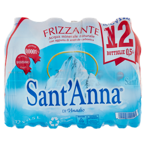 Acqua Frizzante Sant'anna 12 Da L.0,5 - Foto 3