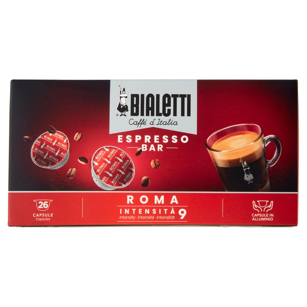 Caffè D'italia Espresso Bar Roma Capsule 26pz Bialetti - Foto 1