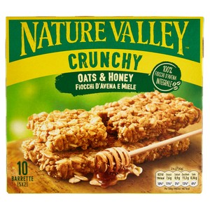 Barrette Crunchy Fiocchi D'avena Integrali E Miele 5x42g Nature Valley - Foto 1
