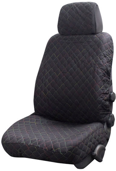 Coprisedile Per Auto Trapuntato Grigio - Foto 1