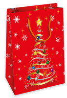 Sacchetti Regalo Natalizi In Carta Kraft 12 Pezzi: Stile Scandinavo Con Manico In Iuta - 3