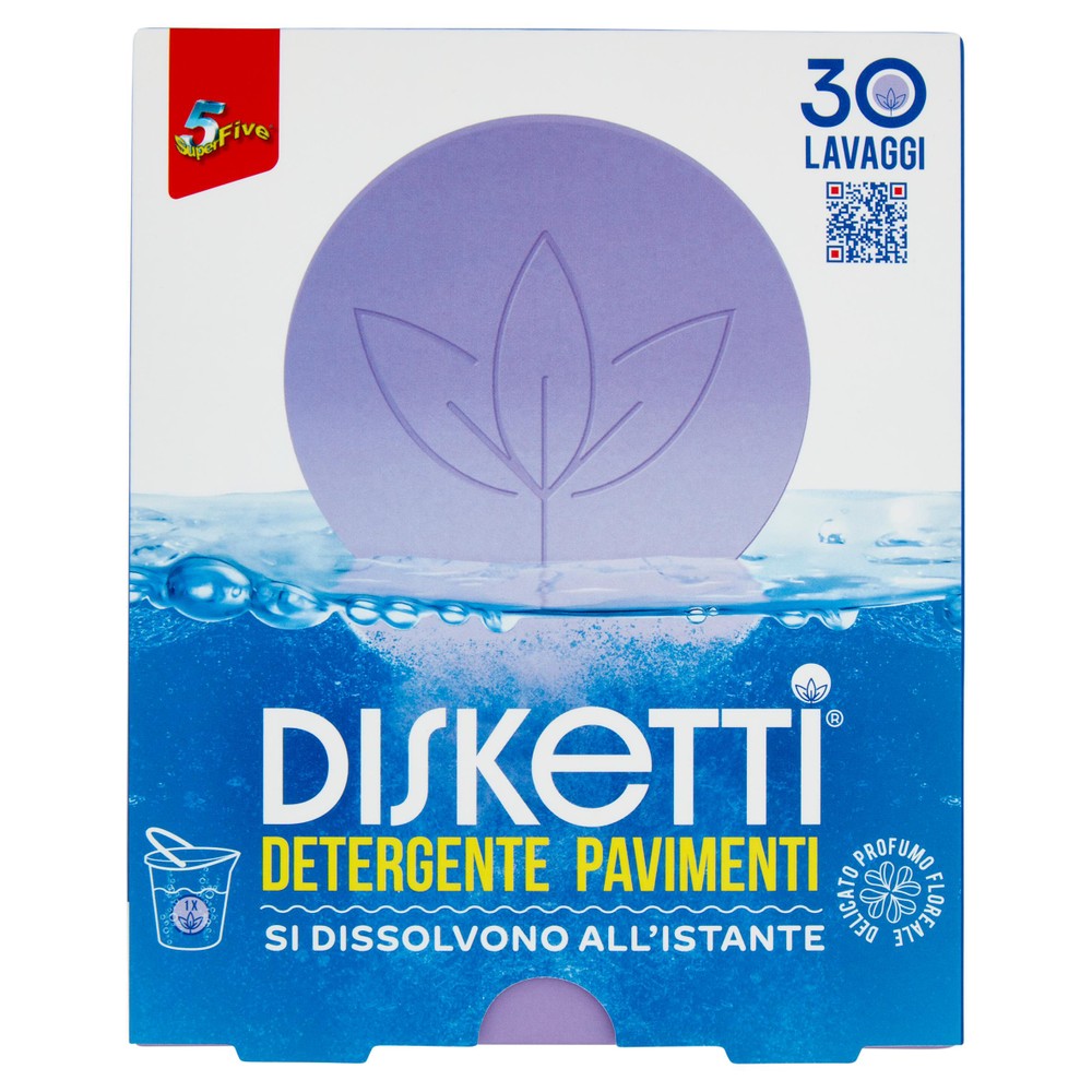 Detergente Pavimenti In Dischetti Idrosolubili Floreale Super5 - Foto 1