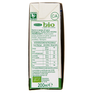Succo E Polpa Pera Bennet Bio Conf. Da Ml 200x3 - Foto 2