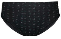 Slip Uomo 6 Nero Stampato Di Chio Slip Uomo 6 Nero Stampato Di Chio