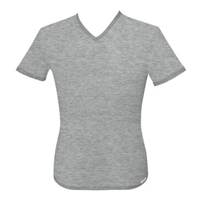 Maglia Intima Uomo Mezza Manica Scollo V L Grigio Melange Delinea - Foto 1