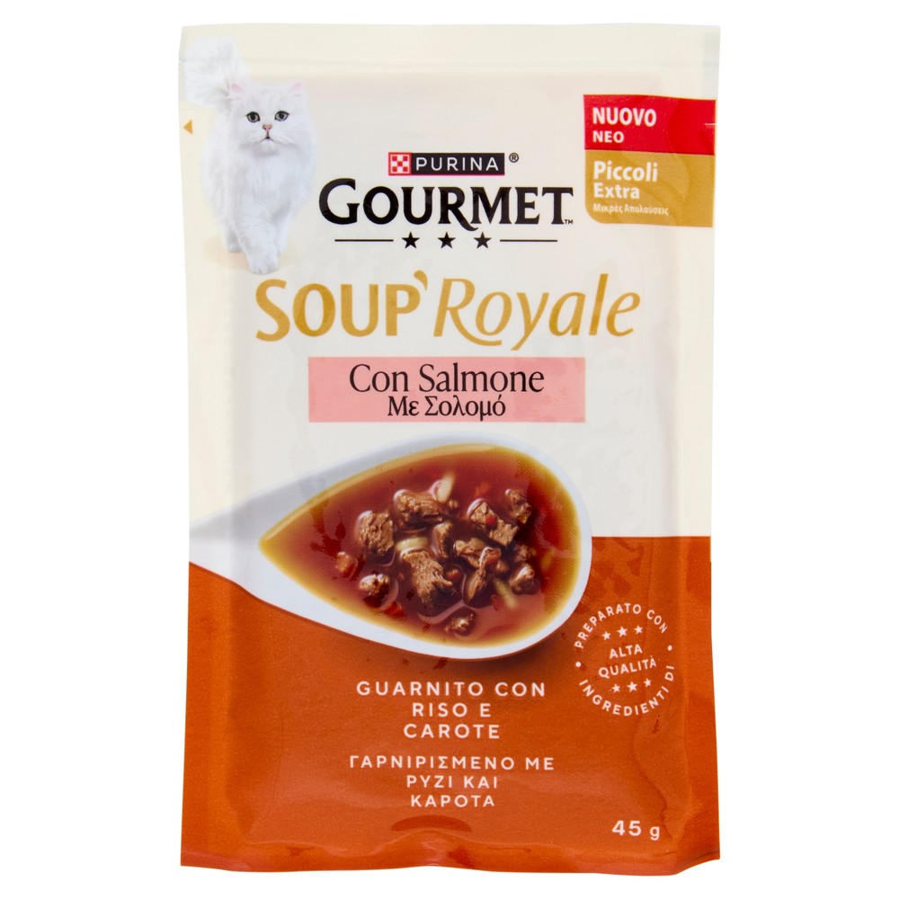 Umido Per Gatti Royale Salmone Soup Gourmet - Foto 1
