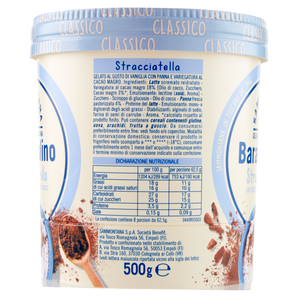 Vaschetta Stracciatella Barattolino Classici
