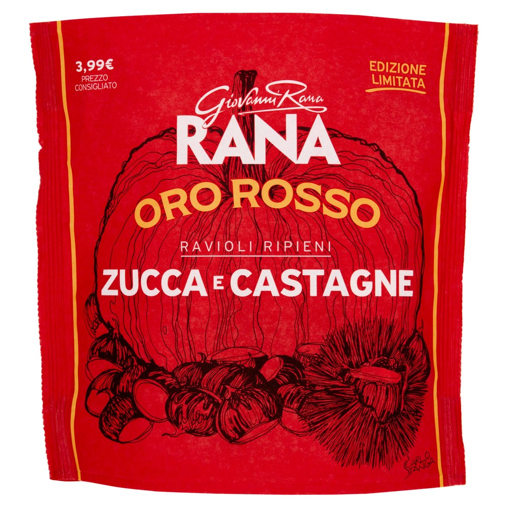 Ravioli Zucca E Castagne Oro Rosso Rana
