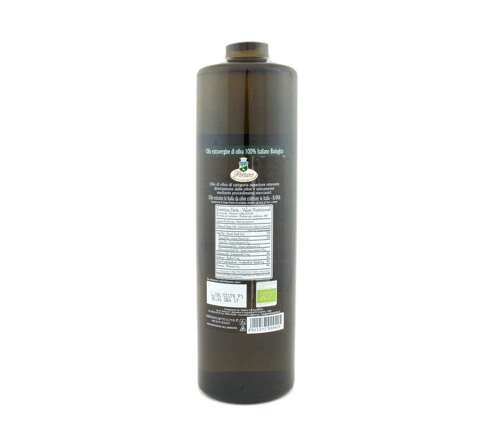 Olio Extra Vergine D'oliva Bio 100% Italiano Portaro - Foto 2