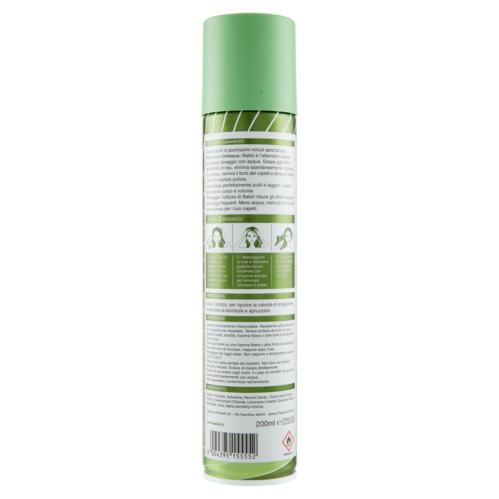 Shampoo Secco Classico Batist - Foto 3