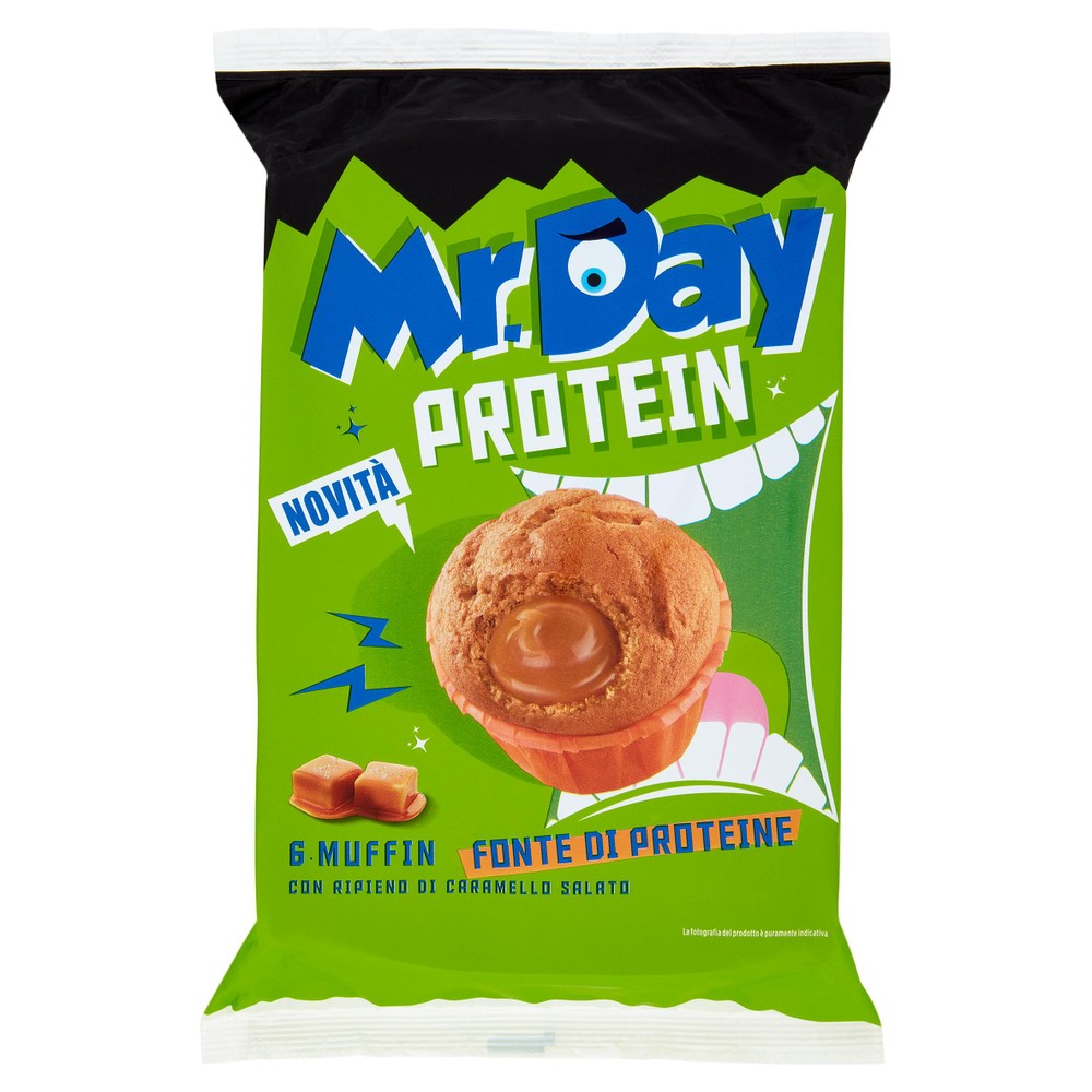Muffin Proteico Caramello Mr Day