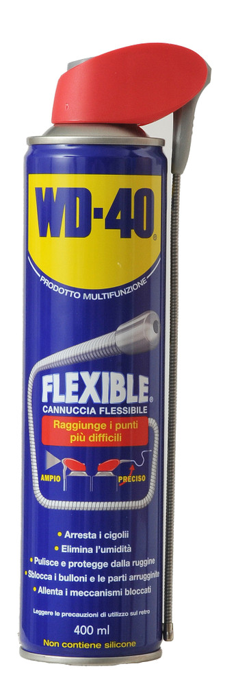 Spray Multifunzione Wd40 400 Ml Con Valvolae Cannuccia Flessibile - Foto 1
