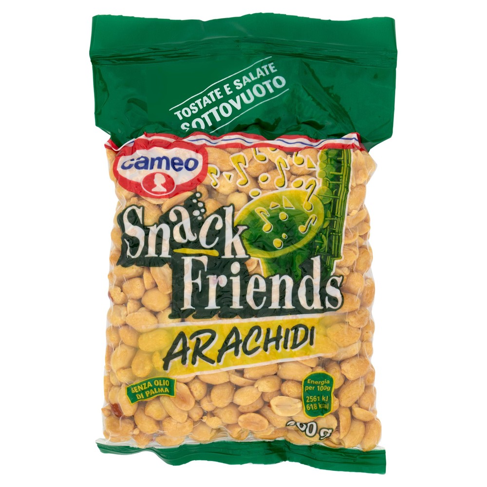 Arachidi Tostate E Salate Snack Friends Sottovuoto Cameo - Foto 1