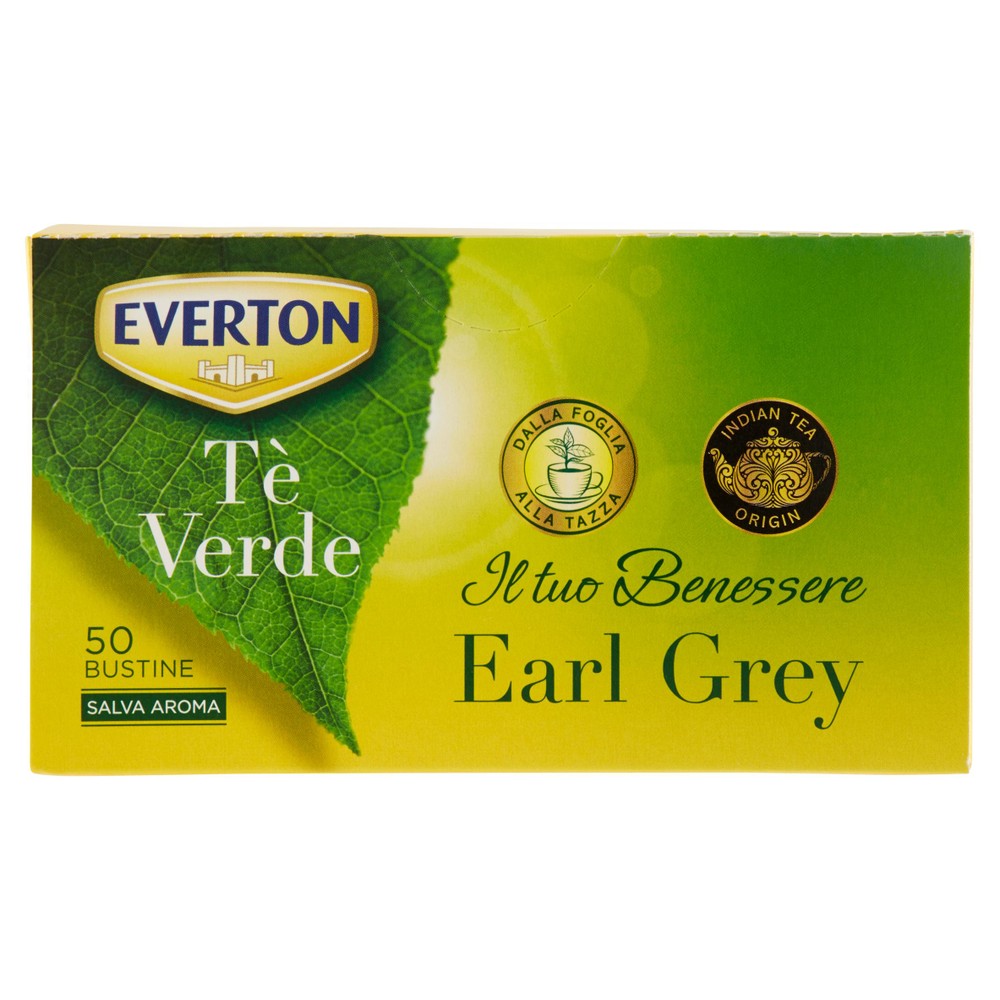 Tè Verde Earl Grey Taste Of Nature 40x1,7g Bustine Everton - Foto 1