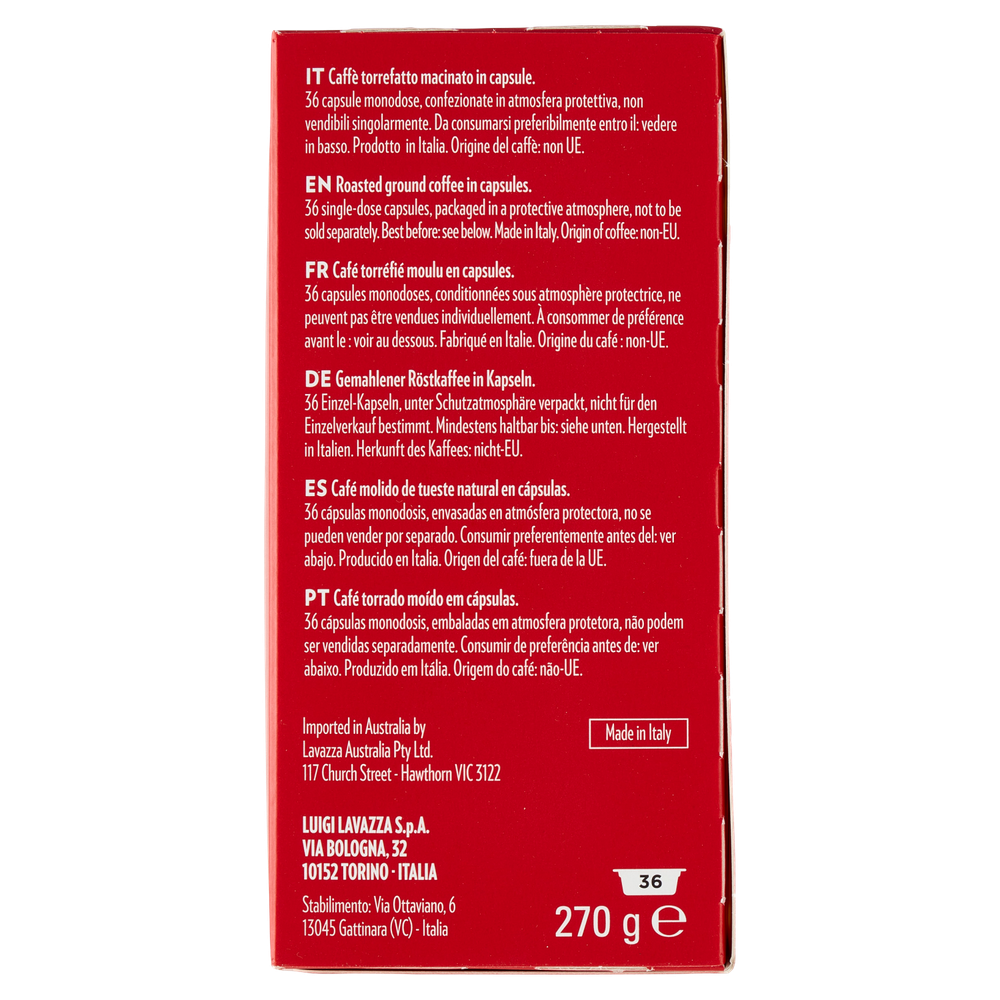 Caffè Macinato A Modo Mio Espresso Passionale Capsule 36pz Lavazza - Foto 2