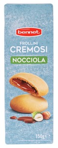Frollini Ripieni Con Crema Alla Nocciola Bennet - Foto 1