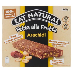 Fetta Alla Frutta Arachidi 4 X 30g Eat Natural - Foto 1