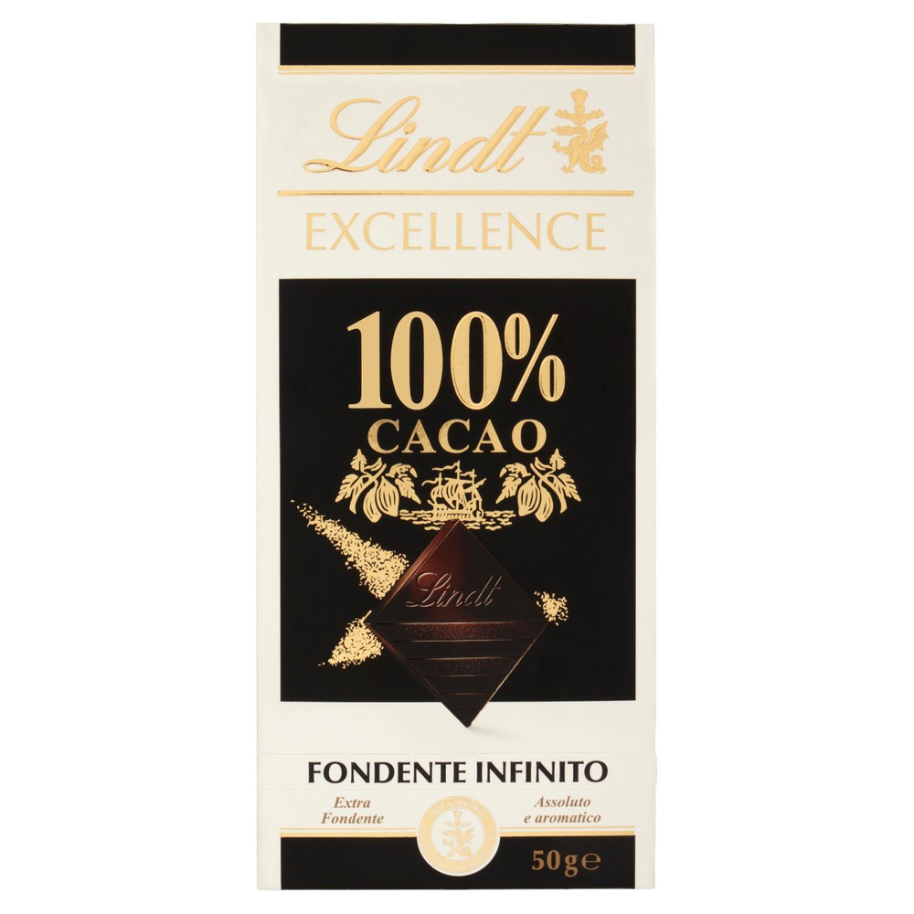 Tavoletta Cioccolato 100% Fondente Excellence Lindt - Foto 1