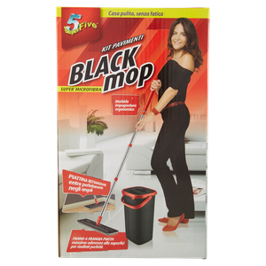 Sistema Lavapavimenti Black Mop Super 5