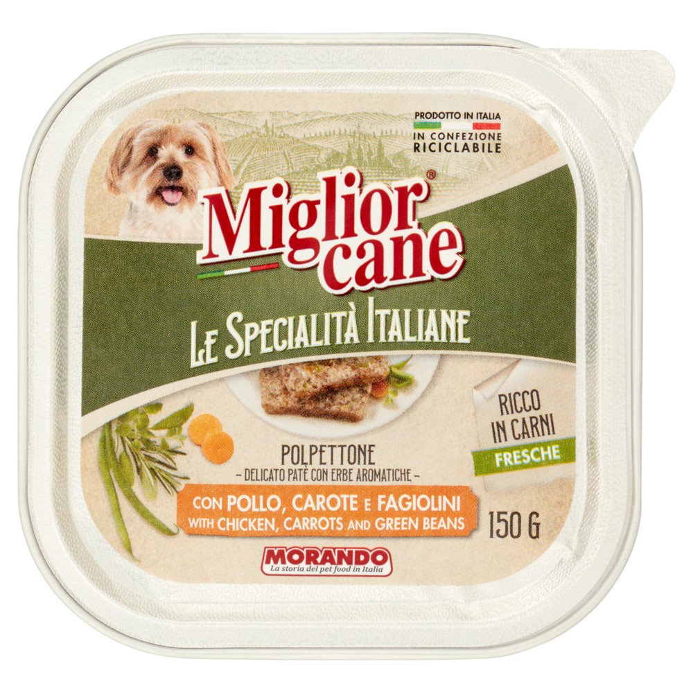 Pate' Per Cane Specialita' Italiane Miglior Cane Pollo E Verdure - Foto 1