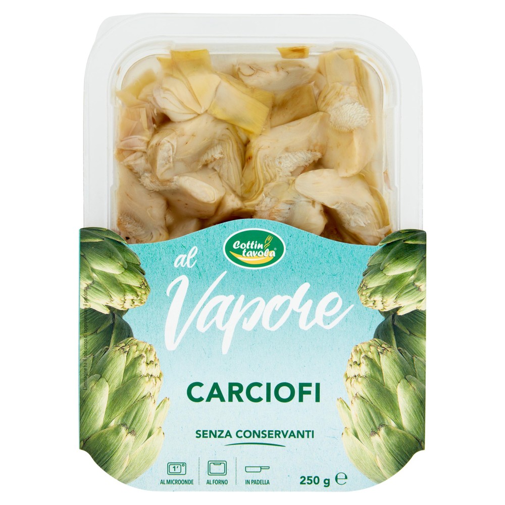 Carciofi Spicchi Al Vapore In Vaschetta - Foto 1