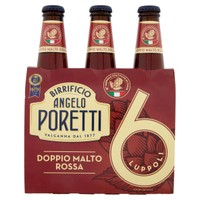 Birra Poretti Bock Rossa 6 Luppoli 3 Bottiglie Da Cl . 33 Birra Poretti Bock Rossa 6 Luppoli 3 Bottiglie Da Cl . 33
