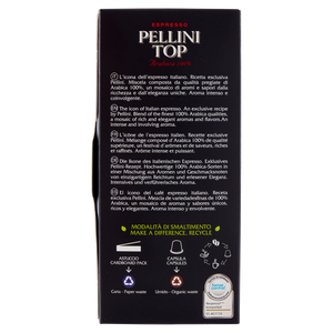 Top Arabica 100% In Capsule Pellini Conf. Da 10