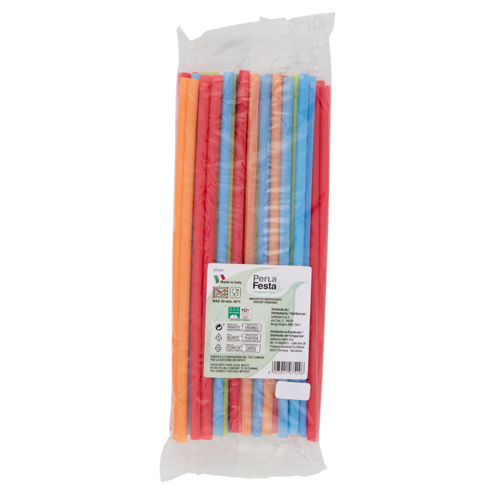 50 Cannucce Compostabili Colorate - Foto 3