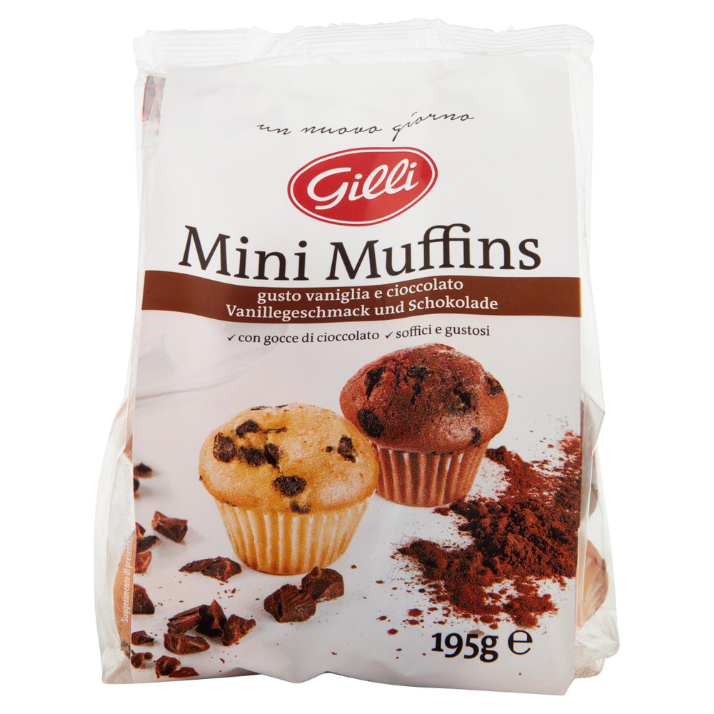 Mini Muffins Vaniglia E Cioccolato Con Uova Allevate A Terra Gilli - Foto 1