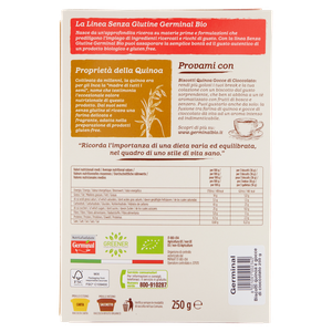 Biscotti Quinoa Con Gocce Di Cioccolato Senza Glutine Germinal Bio - Foto 3