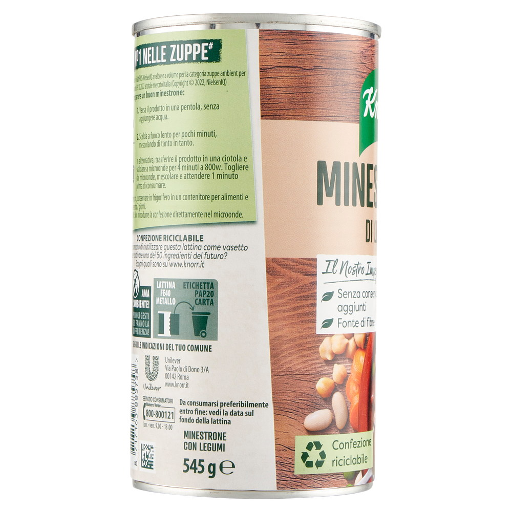 Minestrone Di Legumi Senza Conservanti Knorr - Foto 2