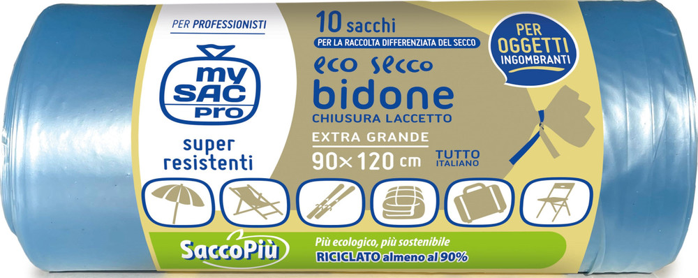 Sacco Trasparente Con Maniglie Mysac L.140 Cm.90x120 - Foto 1