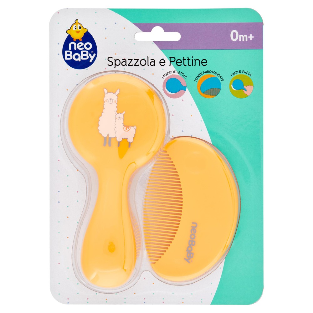 Spazzola E Pettine Neobaby 0m+ - Foto 1