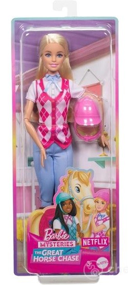 Barbie Equitazione Con Outfit, Accessori Da Equitazione Inclusi - Foto 1
